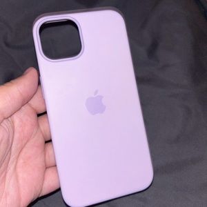 Apple silicone MagSafe iPhone 14 case